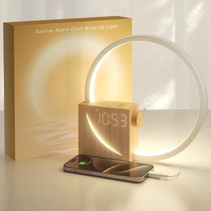 Vivilumens Sunrise Alarm Clock Sound Machine Nightlight, Gradual Wake Up Light, Digital Dimmable Clock, 10 White Noise Sleep Sounds, Snooze, Dual Clocks for Heavy Sleepers Adults, Great Gifts for Her - Sherry's Favorite Beauty Products
